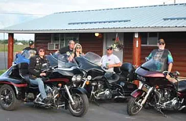 Bikers’ rendezvous at the Mountain View Motel - RV Park