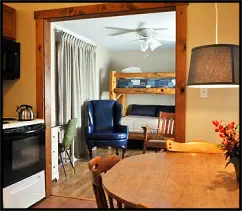 Feel like royalty in the Blue Duck Suite’s “throne chair” at the Mountain View Motel in Joseph, Oregon.