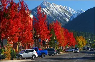 Fall colors in Joseph, Oregon