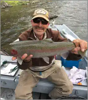 Steelhead fishing in the Grande Ronde River near Joseph, Oregon