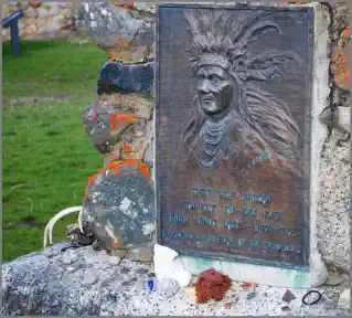 Old Chief Joseph’s Gravesite over-looking Wallowa Lake, Oregon