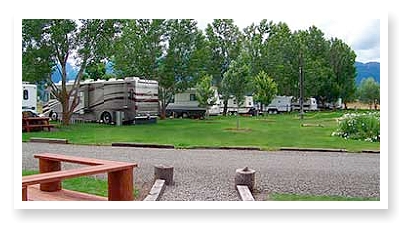 Seasonal vintage RV Park with scenic mountain views